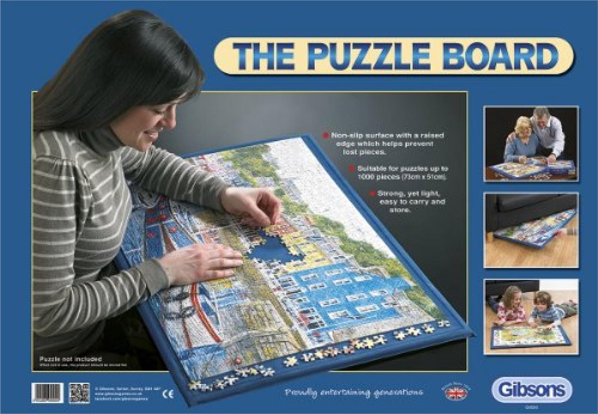 Puzzel opbergbord - Puzzelbord - Voor puzzels tot 1000st.