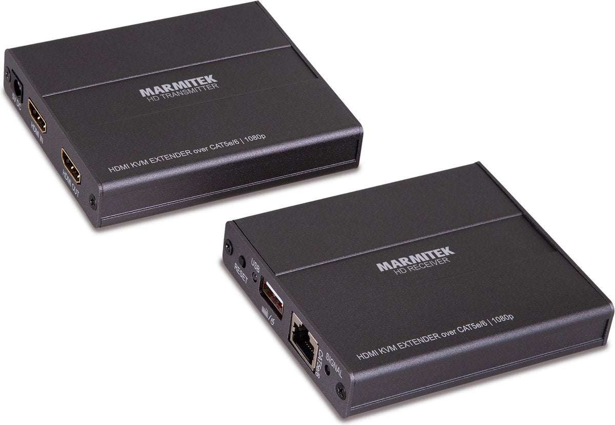 Marmitek MegaView 76 Verleng jouw HDMI signaal over UTP kabel (netwerkkabel) – KVM