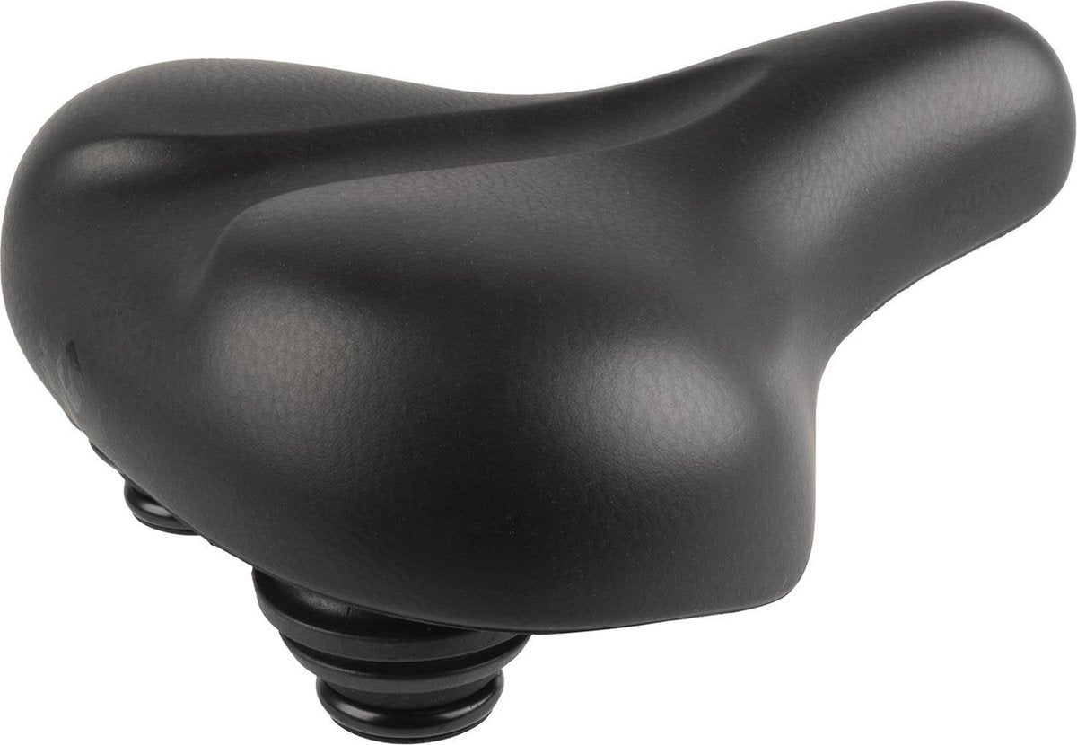 M-wave Fietszadel Vacu City Xl 261 X 223 Mm Elastomeer Zwart