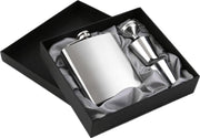RVS Heupfles Gift Set - Platvink - Zakflacon - Zakfles - Drankfles - Drankflacon Heupflesje - Incl. Trechter en Bekertjes