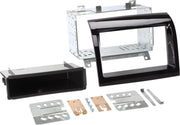 2-DIN Paneel Fiat Ducato - Citroën Jumper - Peugeot Boxer 2011-2015 Kleur: Piano Zwart