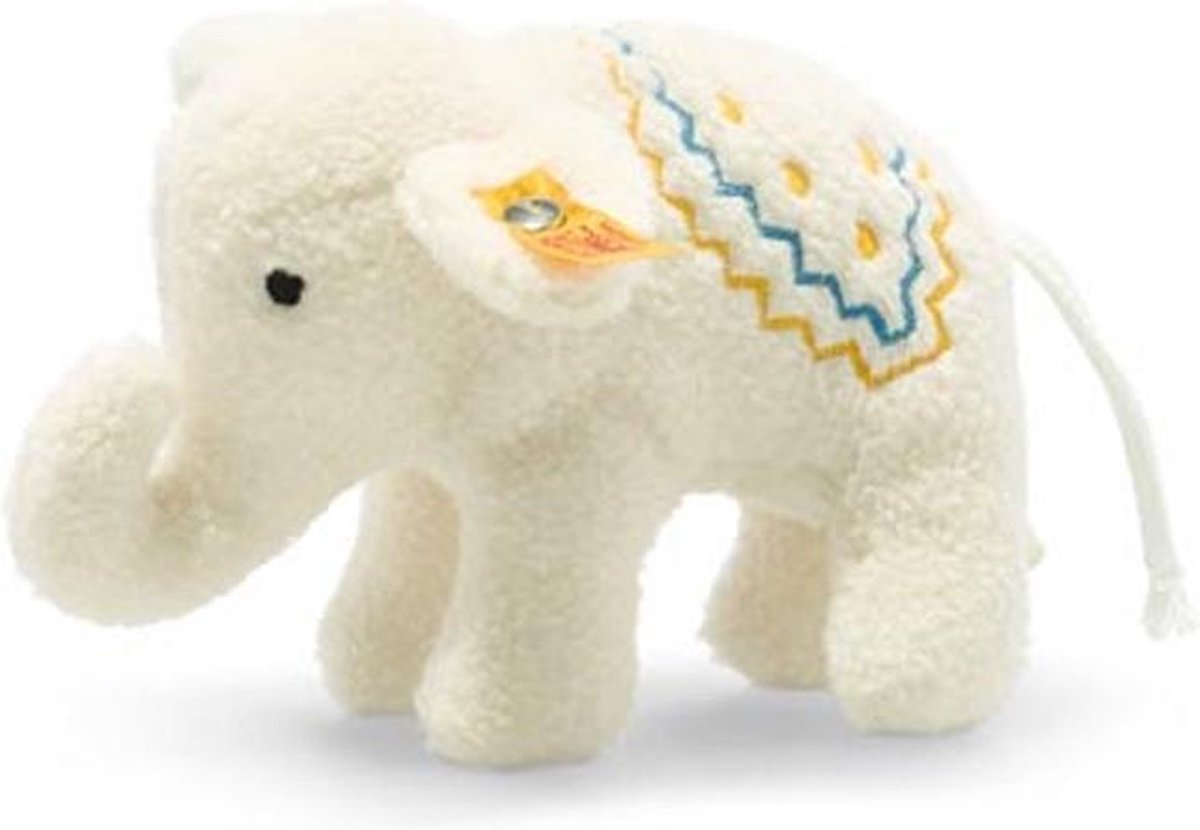 Steiff olifant rammelaar 10 cm. EAN 241147