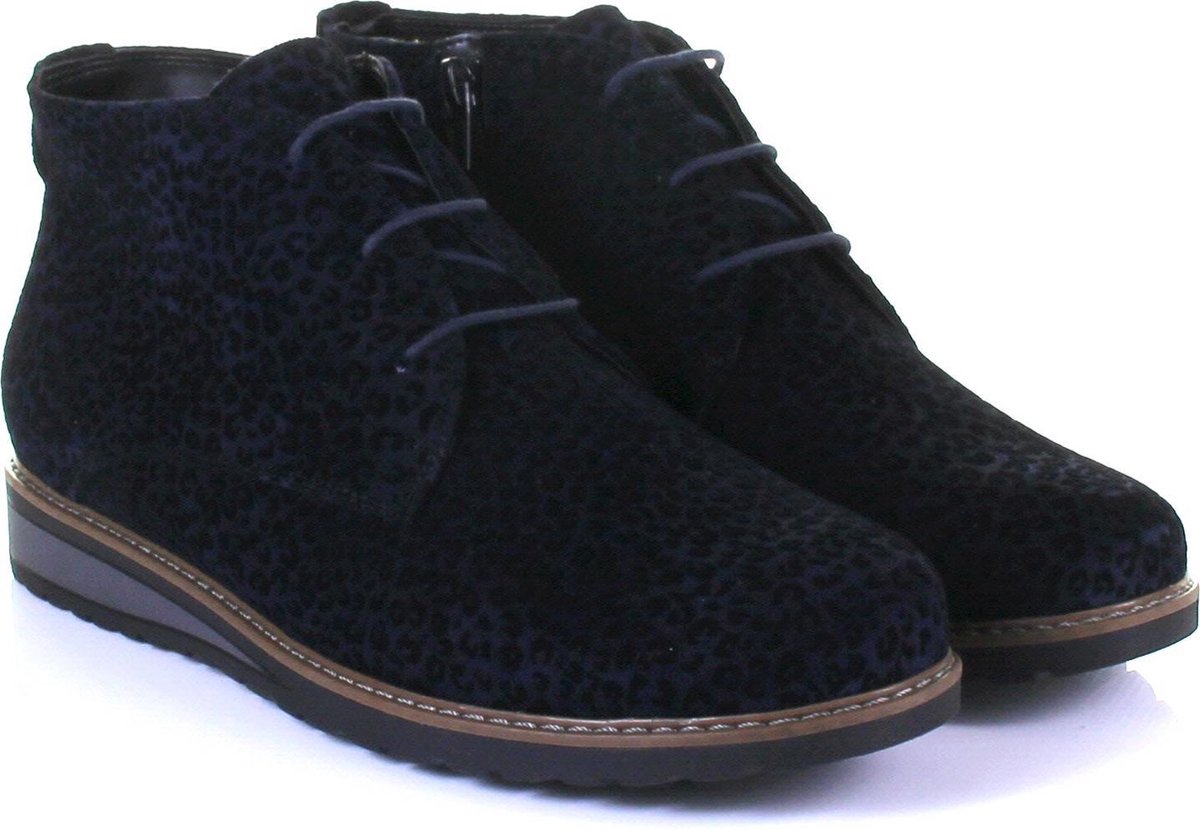 Dames Veterschoenen Waldlaufer Havida 379808-128-194 Donkerblauw - Maat 41