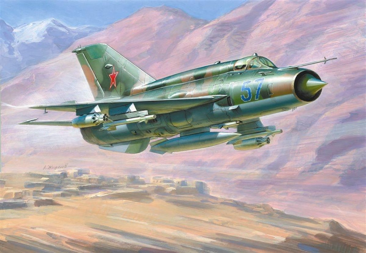 Zvezda - Mig-21 Bis Soviet Fighter (Zve7259)