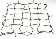 Crossafe aanhangernet met haken  75 x 75 cm - nylon zwart