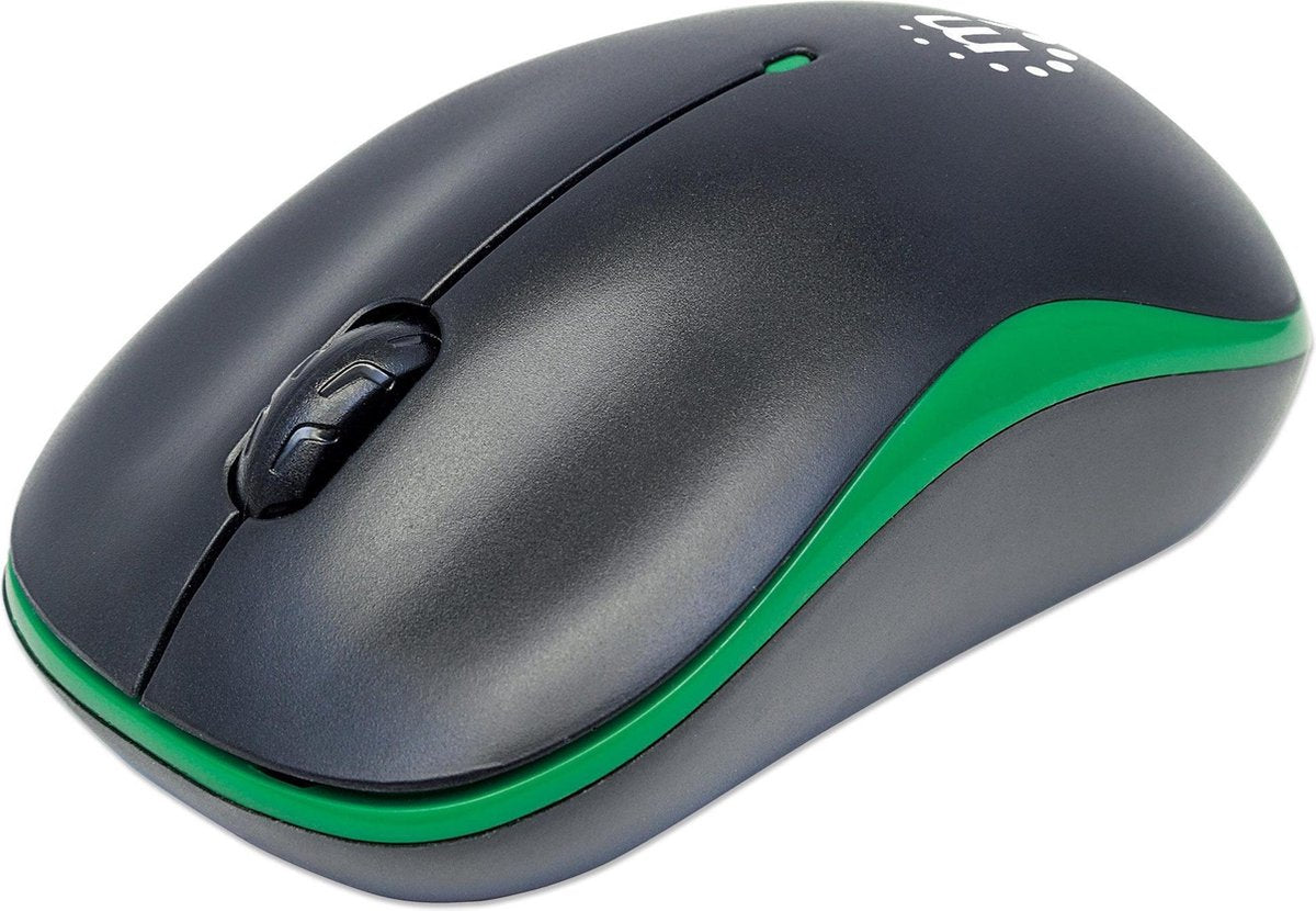Manhattan 179393 muis Ambidextrous RF Draadloos Optisch 1000 DPI