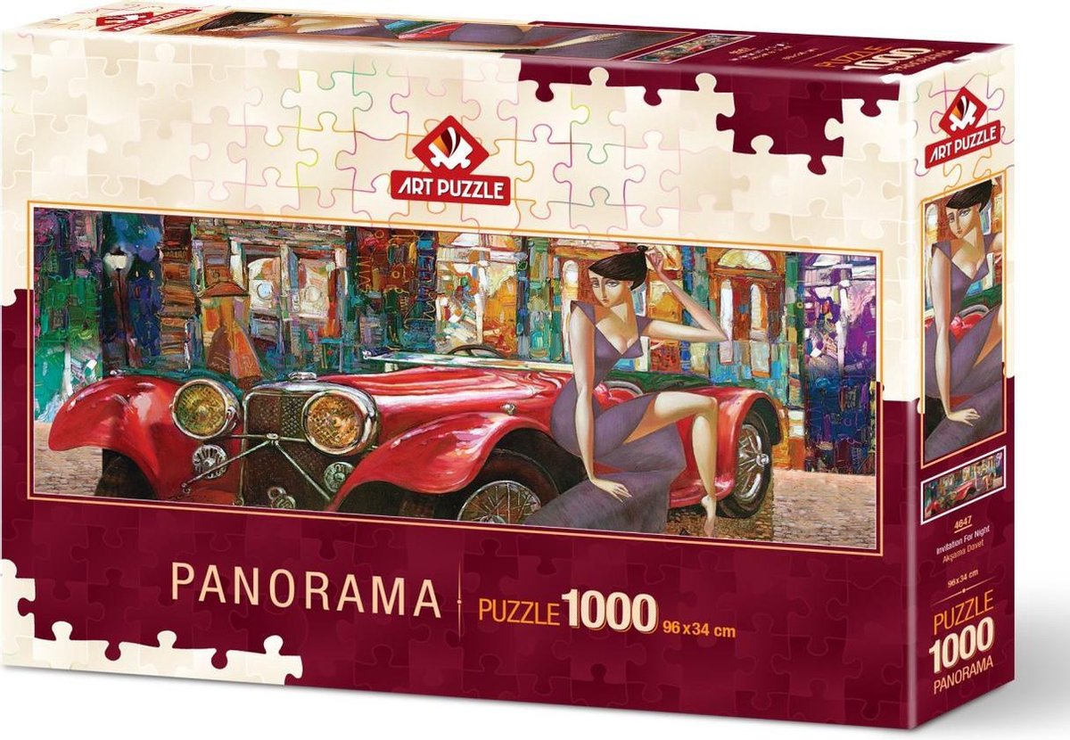 Aksama Davet - Invitation to Evening 1000 panorama puzzel