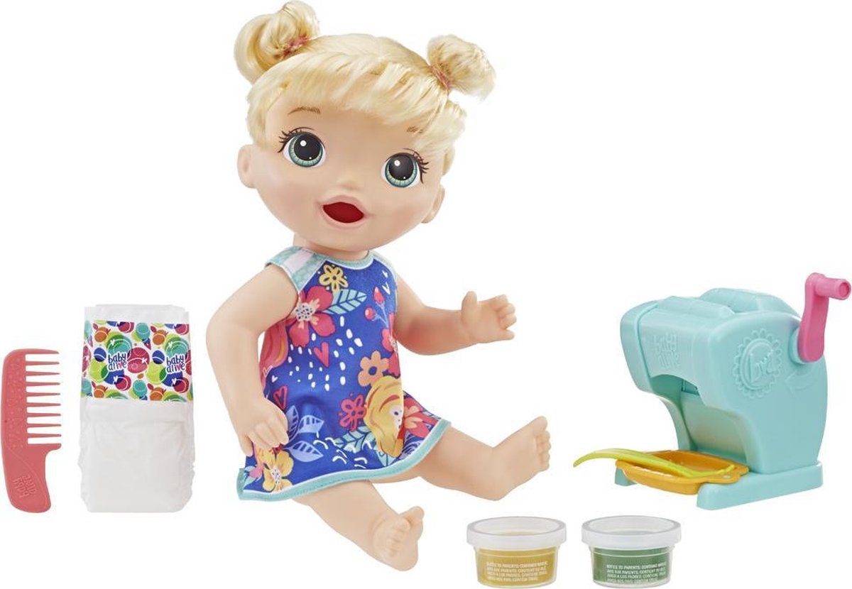 Baby Alive Super Snacks Snacki'N Shapes Baby Blond + Accessoires