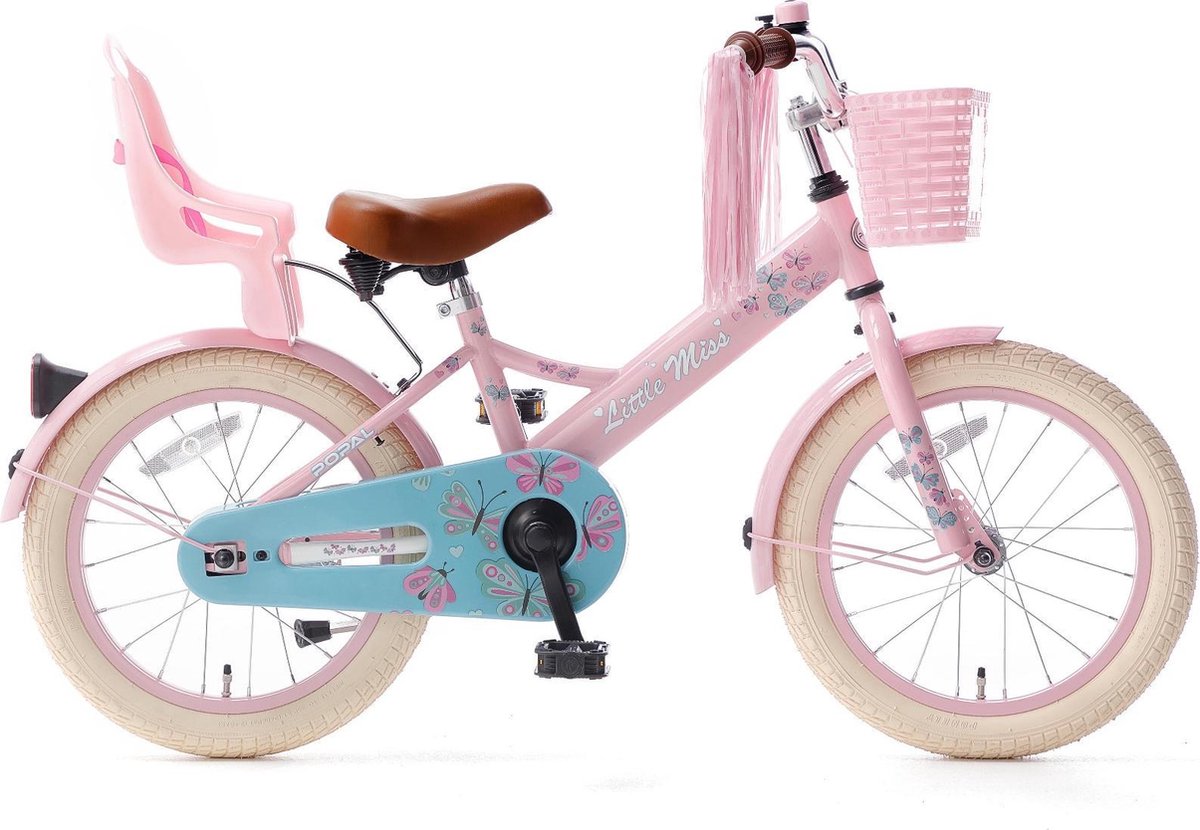 Supersuper Little Miss Kinderfiets - Meisjes - 16 inch - Roze