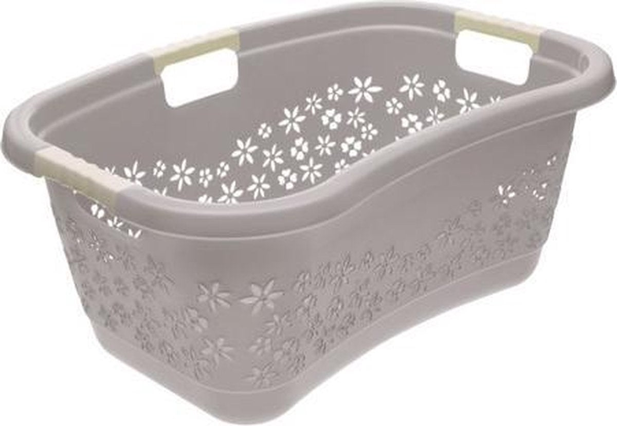WASMAND ERGO OPEN 65X45X28 - 50 L LASSE URBAN GREY KEEEPER 10782