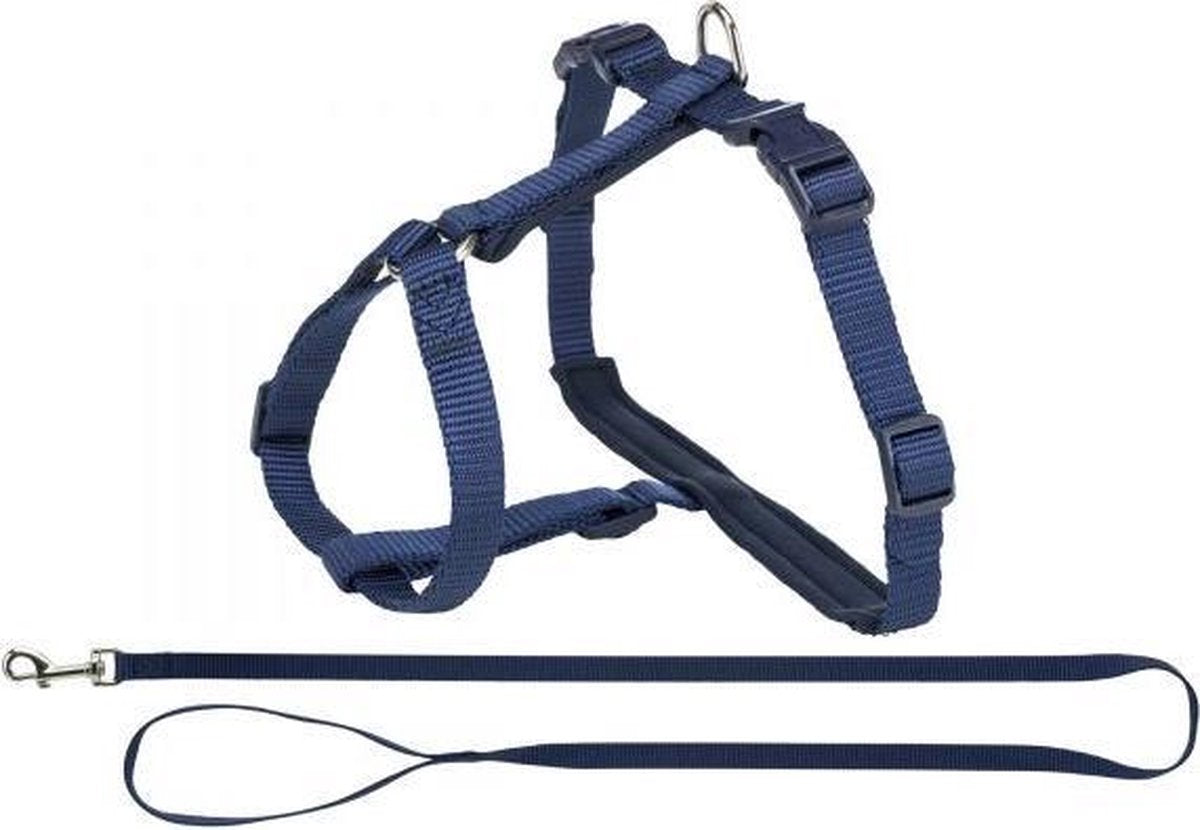 TRIXIE | Trixie Premium Kattentuig Met Riem Indigo