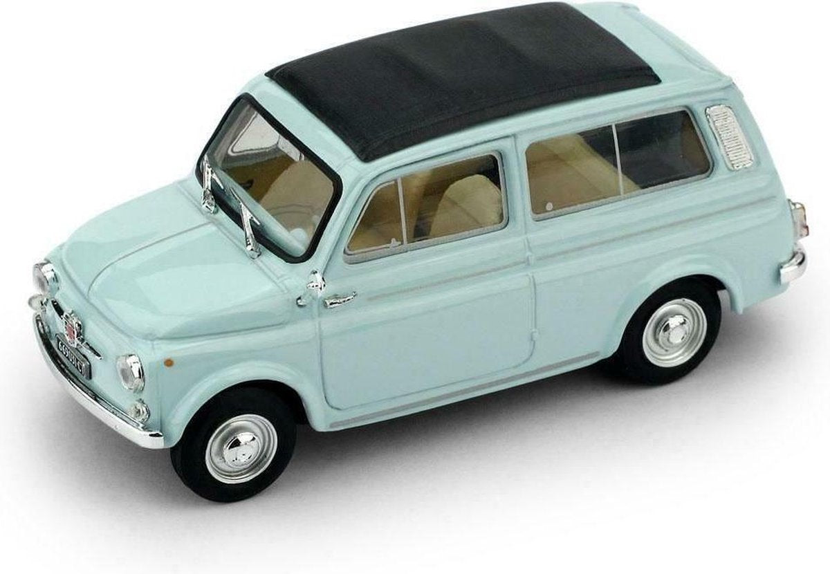 Fiat 500 Giardiniera Chiusa 1960 Light Blue