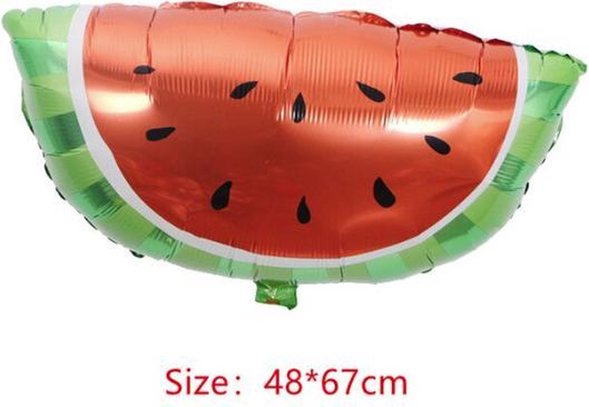 Folieballon met stuk Watermeloen