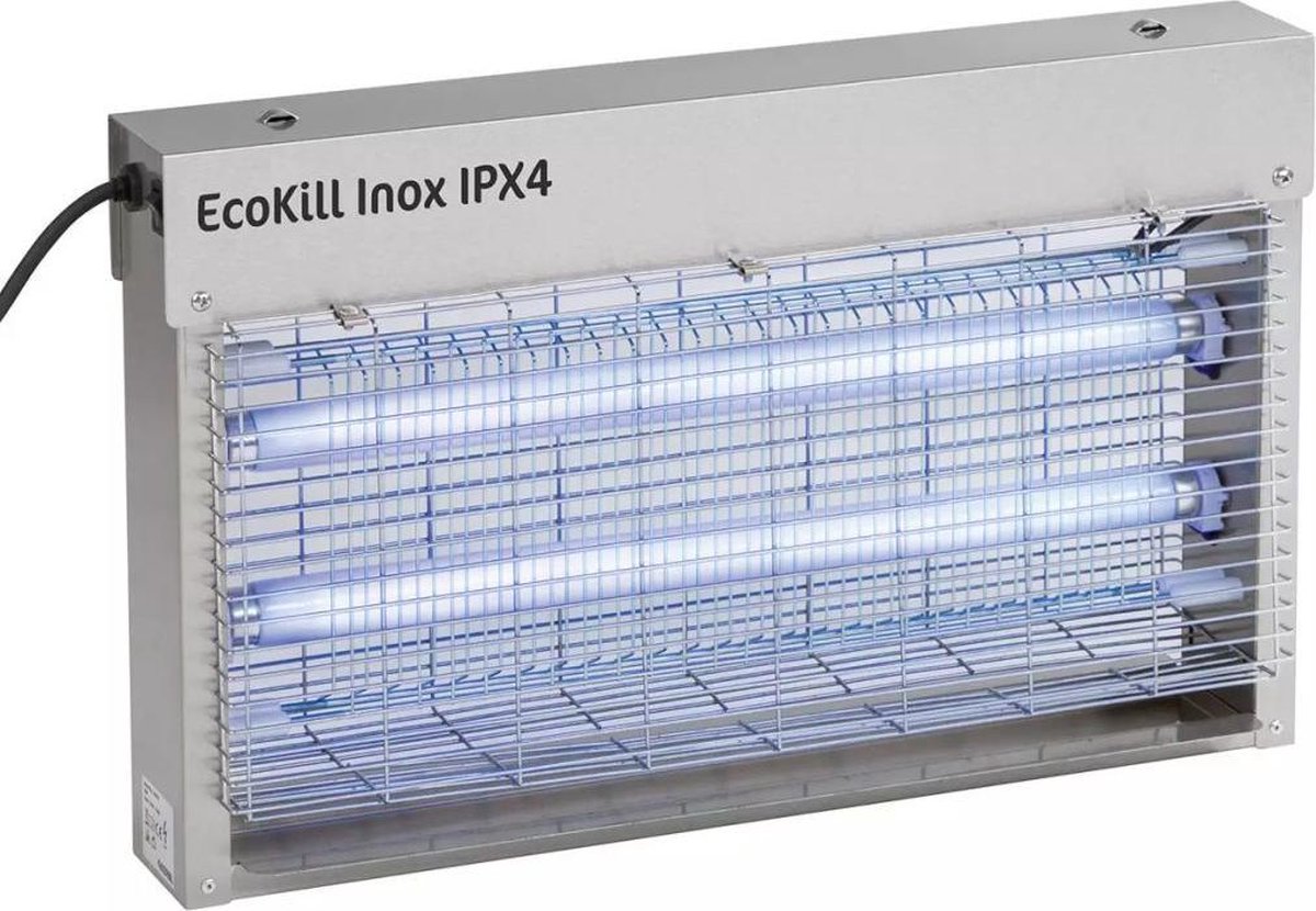 Kerbl Elektrische vliegendoder EcoKill Inox IPX4 2x15W 299935