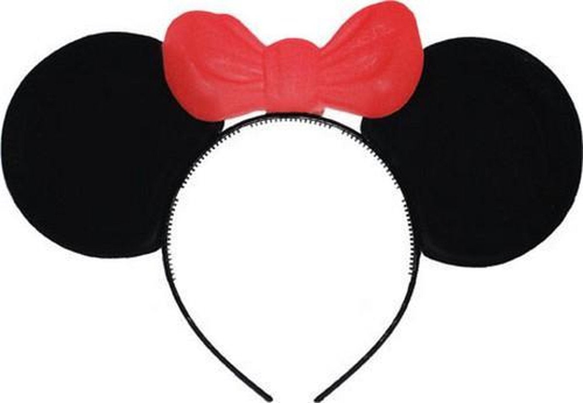ESPA - Muizenoren met rode strik - Accessoires > Haar & hoofdbanden