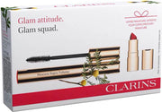 Clarins Glam Attitude Giftset - Supra Volume Mascara 01 Intense Black 8 ml + Joli Rouge Lippenstift 742 Joli Rouge 1