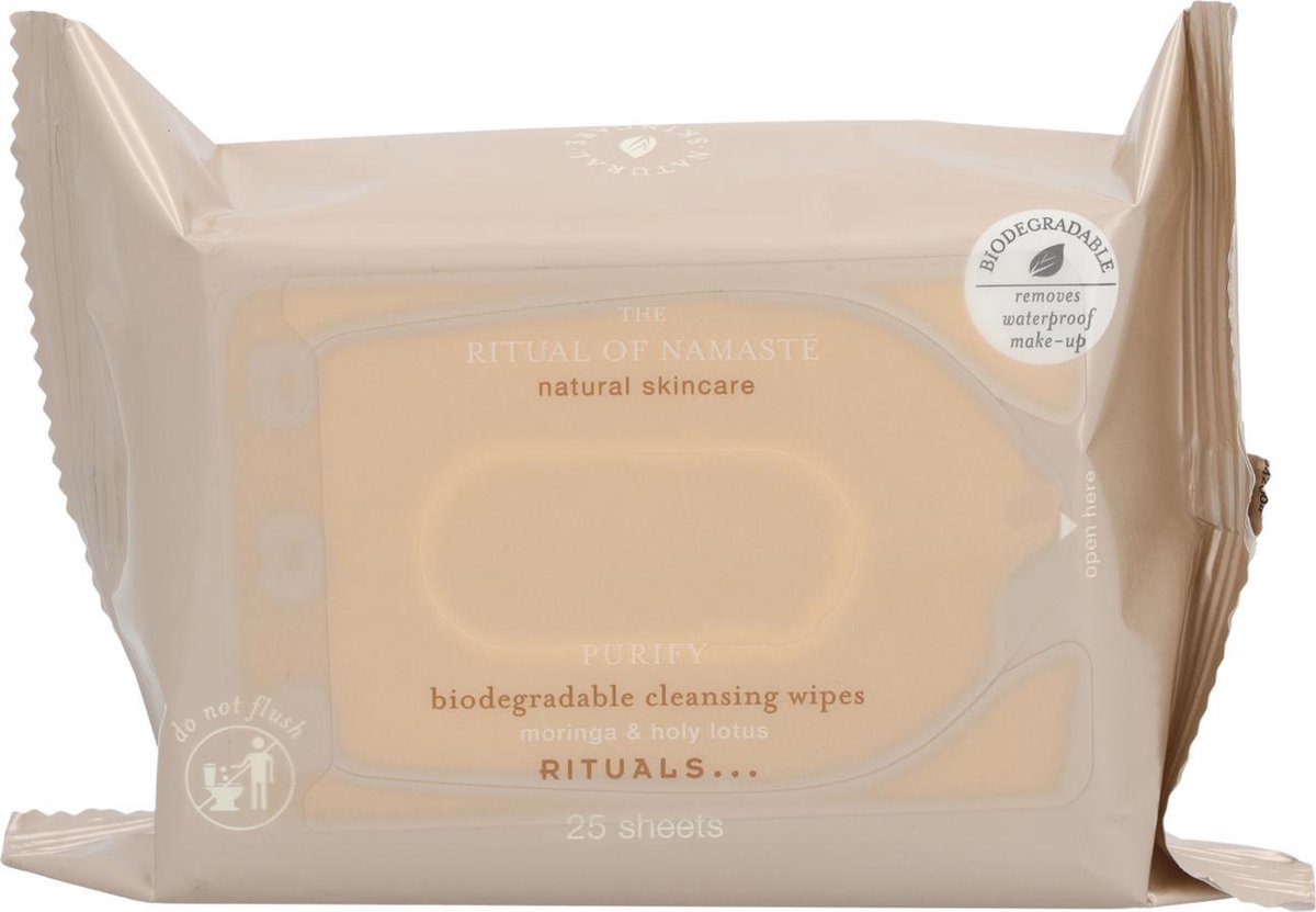 Rituals Miracle Wipes gezichtsreinigingsdoekje 25 stuk(s) Vrouwen