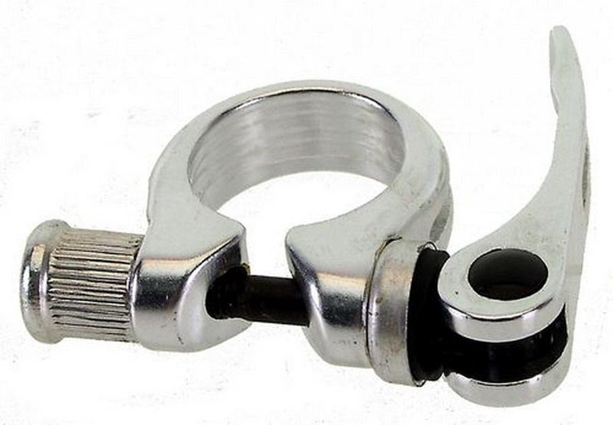 Hzb Zadelklem Uno Quick Release Snelspan Alu Zilver 28.6 Mm