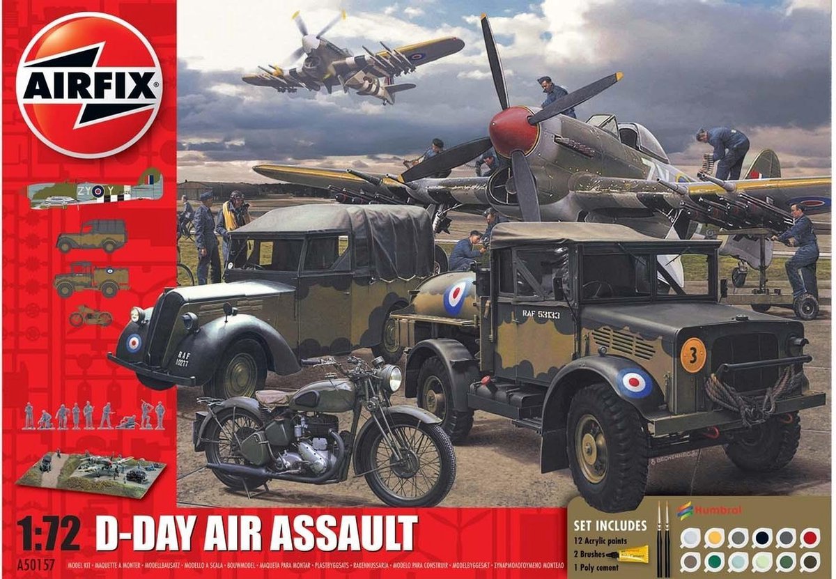 Airfix-75th Anniversay D-day Air Assault Set (Af50157a)