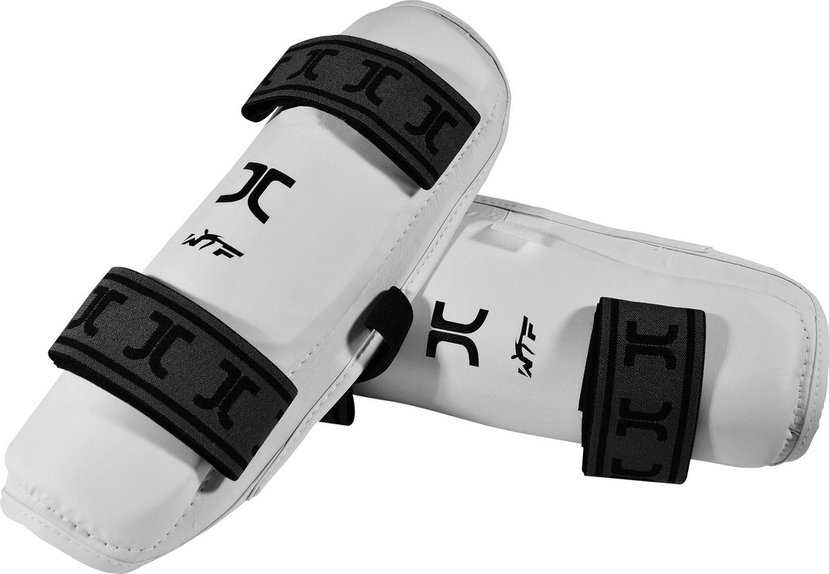 Taekwondo-Scheenbeschermers Jc Wt Wit Maat S