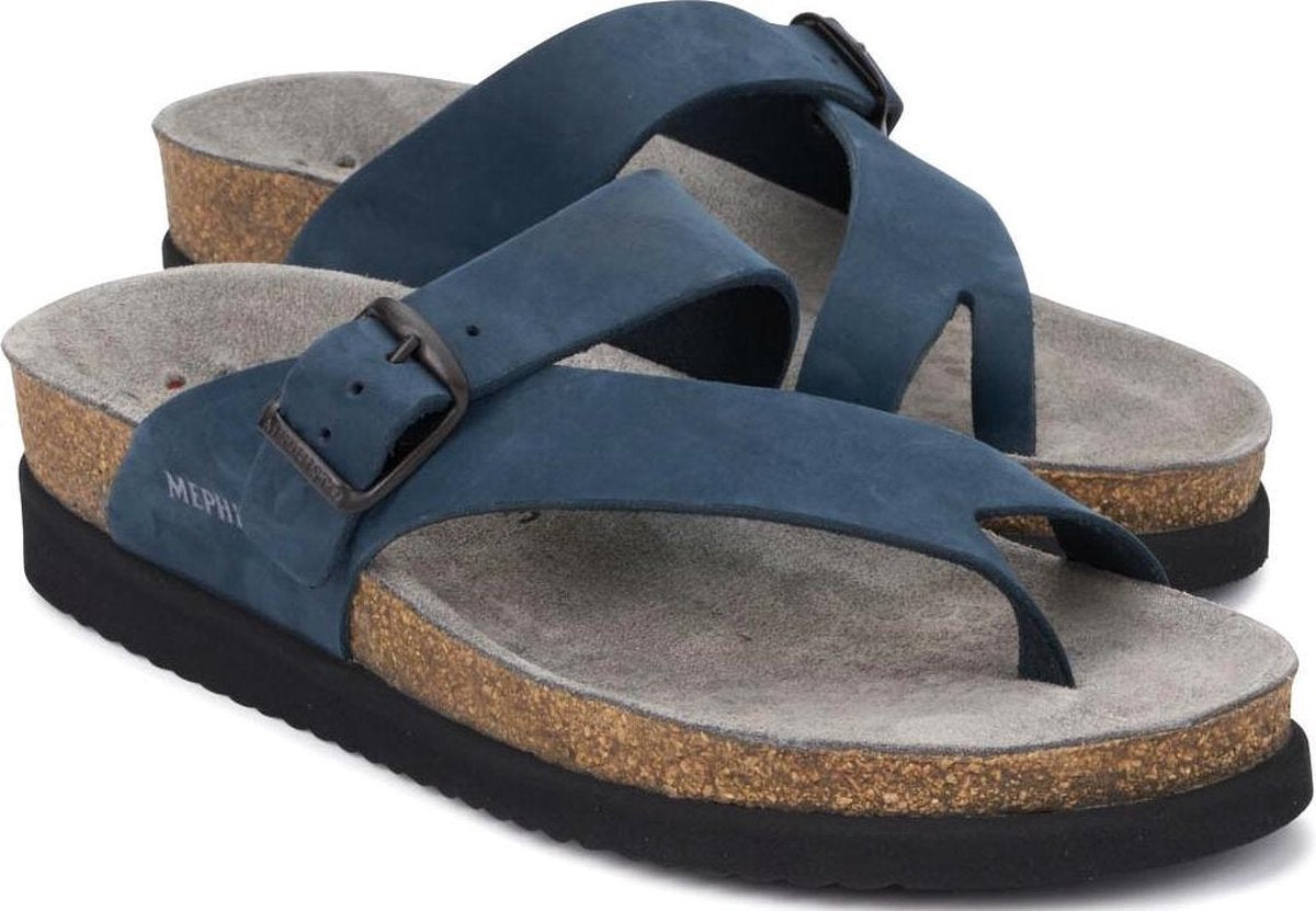 Mephisto Helen dames slipper - blauw - maat 37
