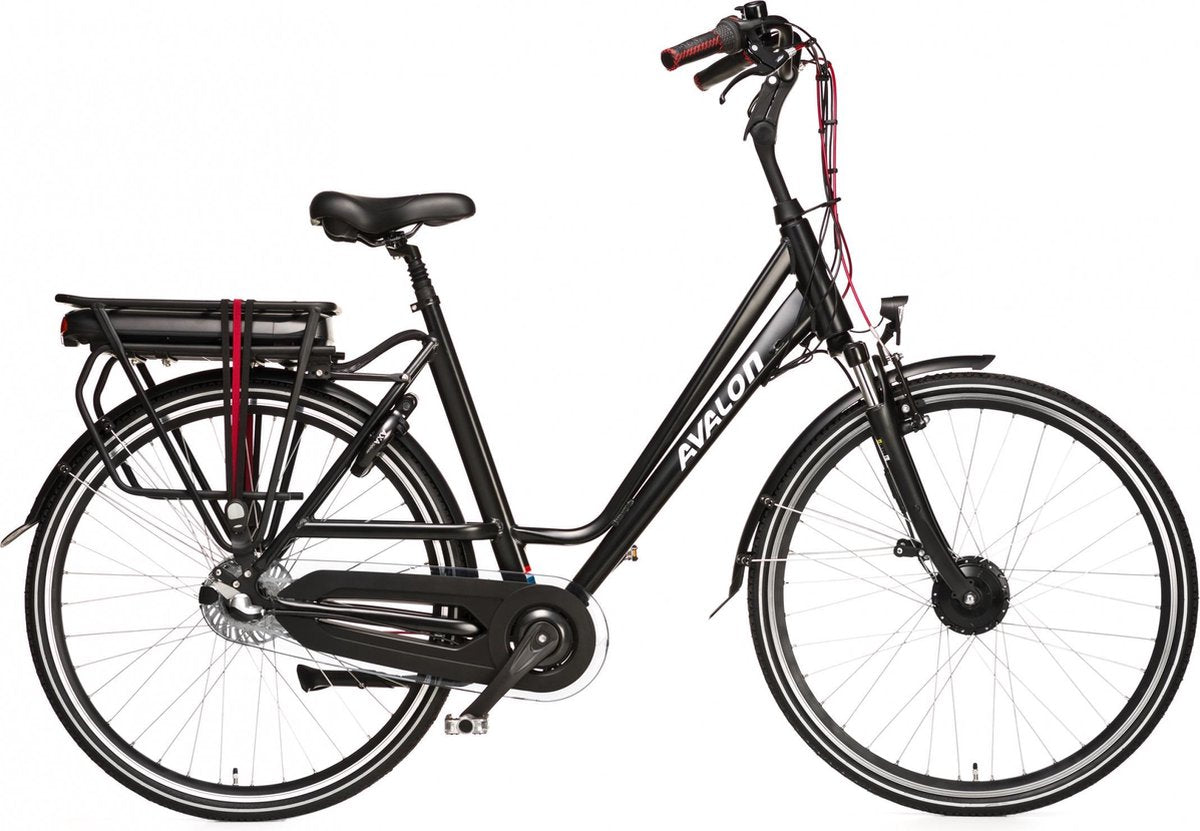 Avalon E-city N3 Luxe - Fiets (elektrisch) - Vrouwen - Matzwart - 57 cm