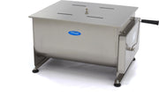 Handmatige Vleesmenger 60 Liter - Dubbele As - Max. 45 kg - RVS - 2 Draairichtingen - Professionele Vleesmixer - Maxima