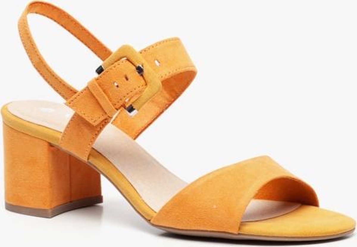 Nova dames hak sandalen - Geel - Maat 37 - Extra comfort - Memory Foam