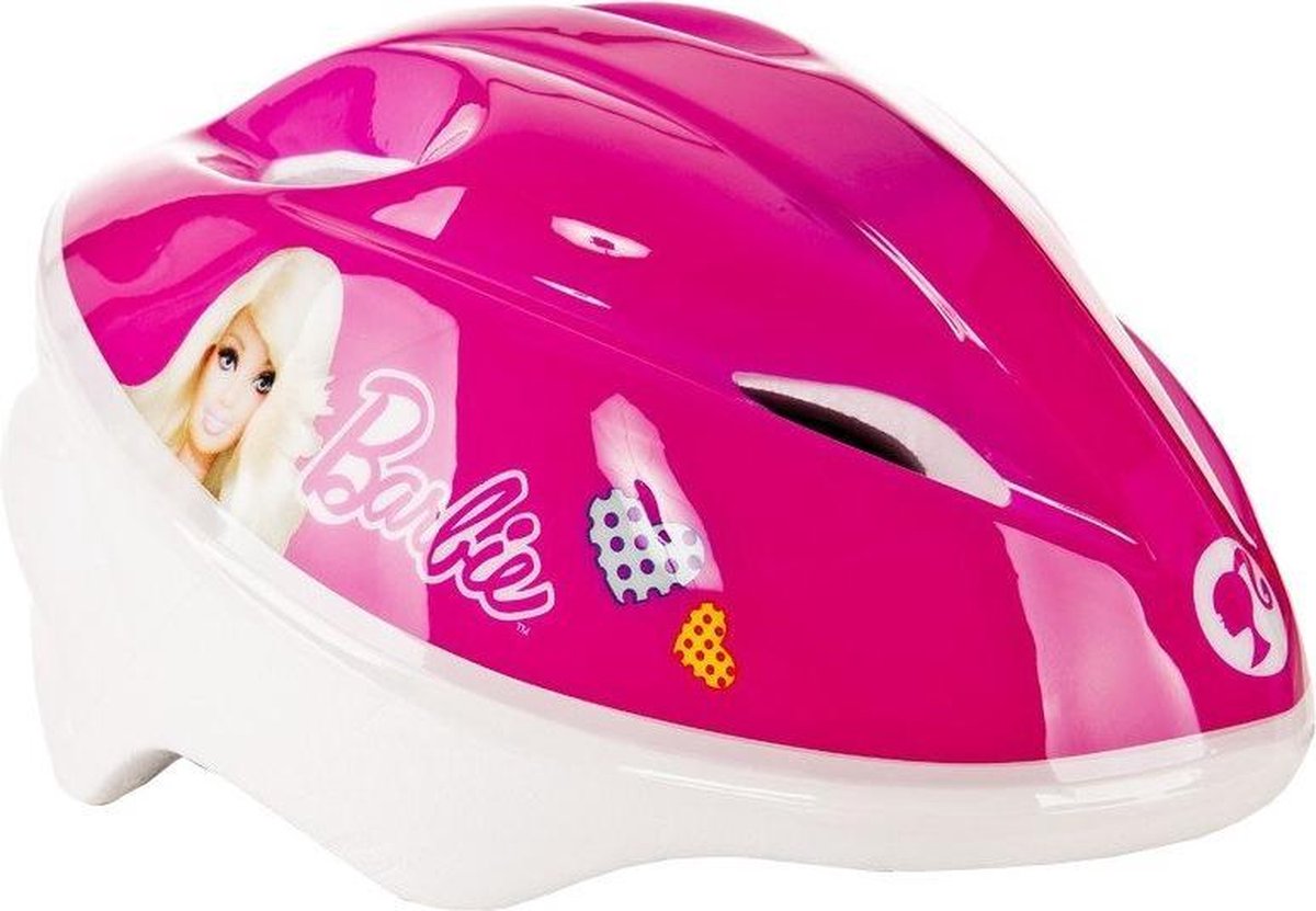 Dino Fietshelm Barbie Meisjes Roze Maat 54/58