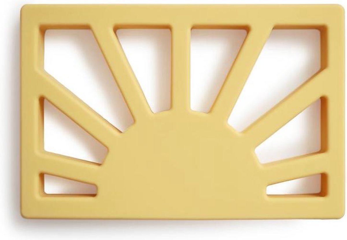 Mushie - Bijtspeeltje - Sun - Yellow