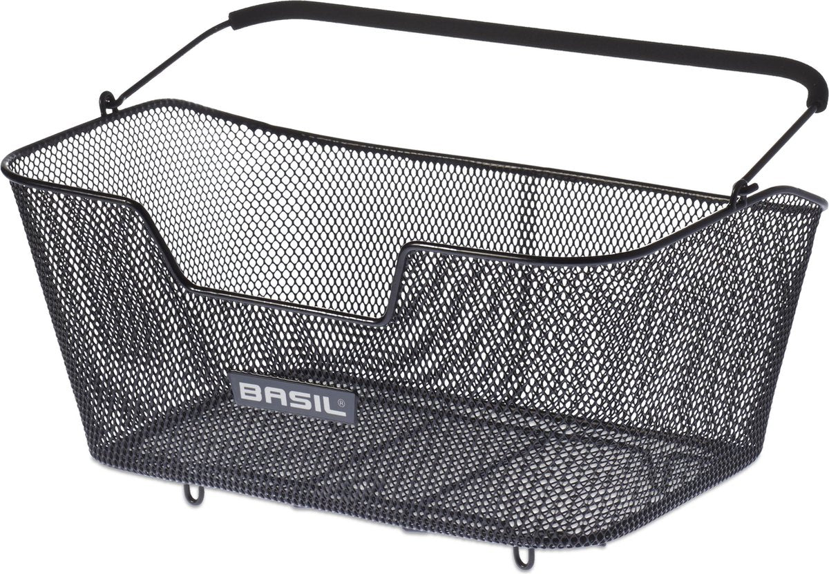 BasiL Base L Fietsmand - Achter - Staal - Zwart - Large