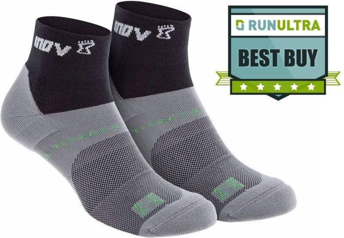 Inov-8 All Terrain Sportsokken Mid Zwart (2 paar)