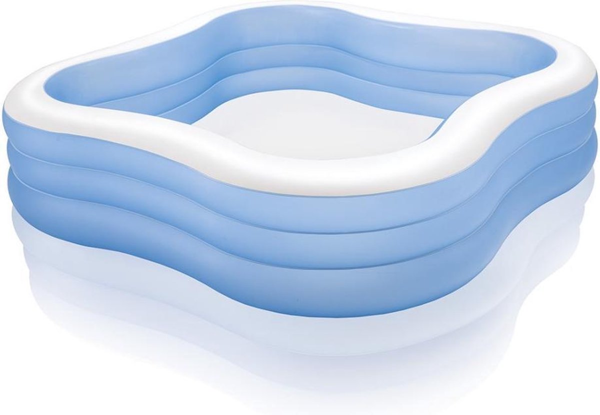 Intex 57495NP Beach Wave Opblaasbaar Zwembad 229x229x56 cm Assorti