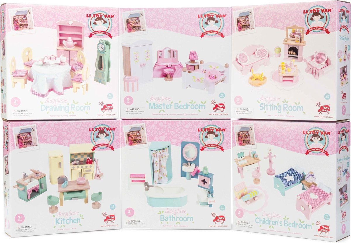 Le Toy Van Poppenhuismeubels Daisylane Eetkamer - Hout