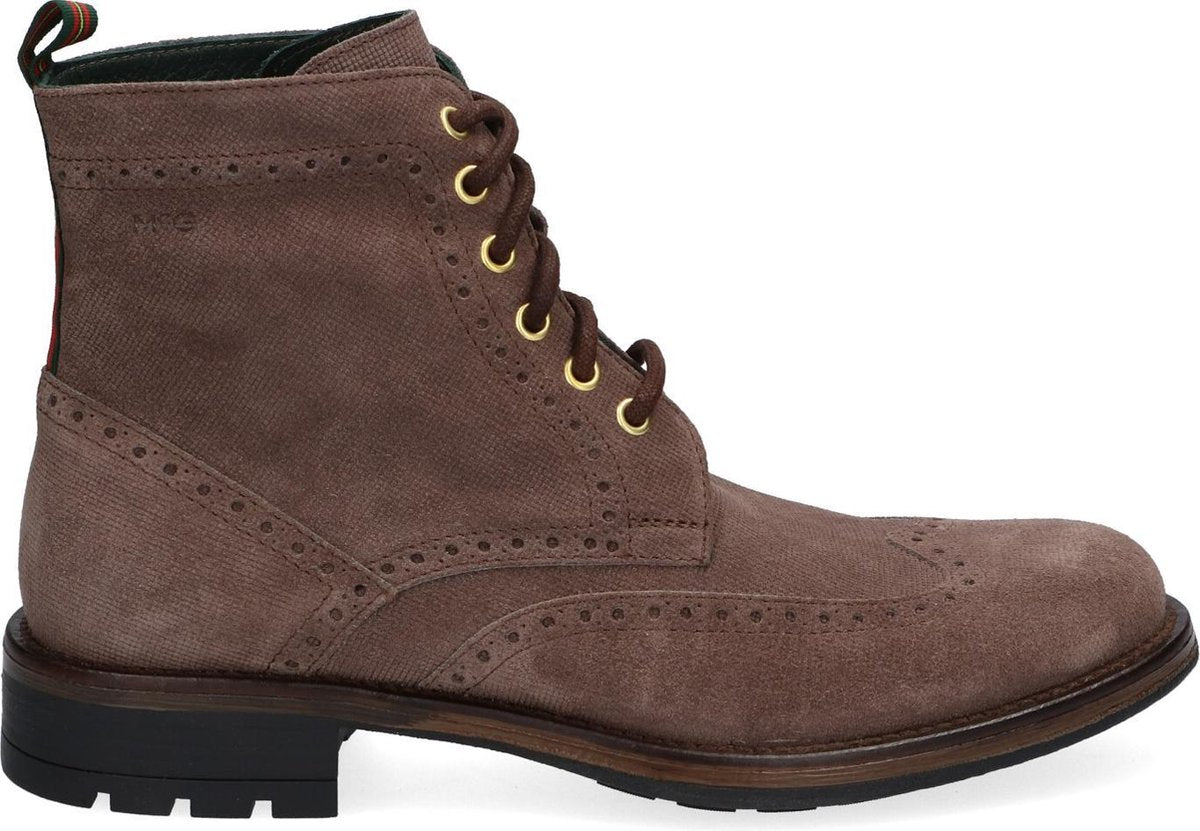 McGregor Heren Boots - Grijs - Veterboots - Suède - Veters
