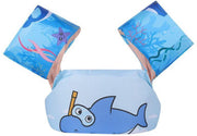 OhmyGoods Puddle Jumper - Blauw - Shark - Haai - Zwemvest - 4 tot 7 jaar - 15 KG tot 25 KG - Zwembandjes - Drijfvest - Reddingsvest - voor in het Zwembad