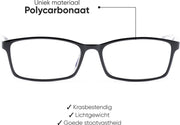 Computerbril - Blauw Licht Bril - Blue Light Glasses - Beeldschermbril - Unisex
