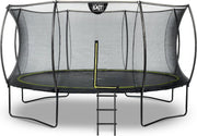 EXIT Silhouette trampoline ø427cm met ladder - zwart