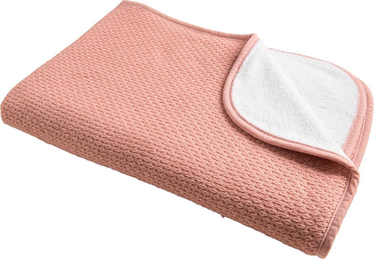 Briljant Baby Pique Winter Wiegdeken - 75x100 cm - Grey Pink