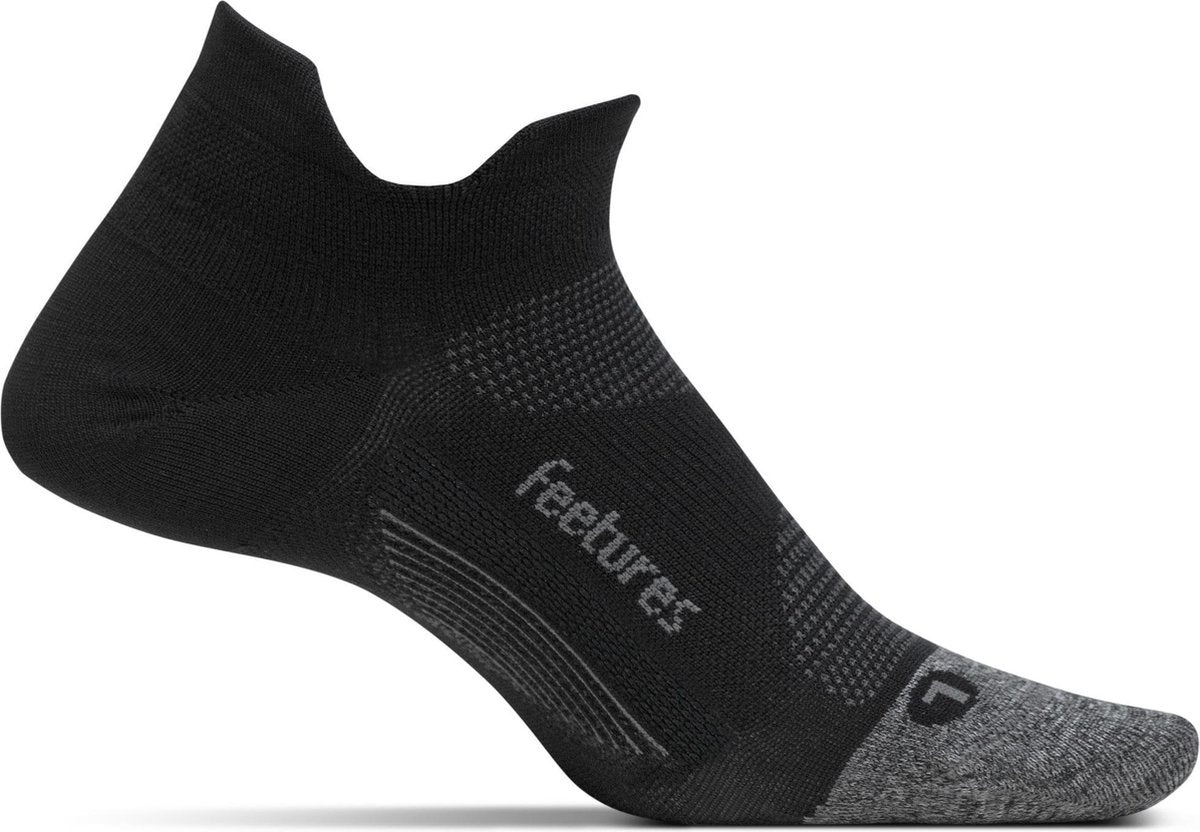 Feetures Elite Ultra Light No Show Tab - Zwart - Hardloopsokken - Sportsokken - Extra Large - 47/51