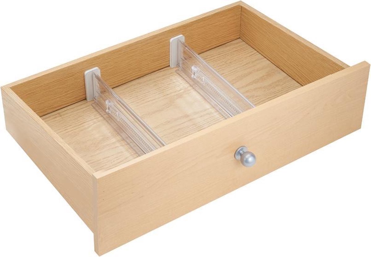 Ladeverdeler uitschuifbaar 2 stuks iDesign - Linus