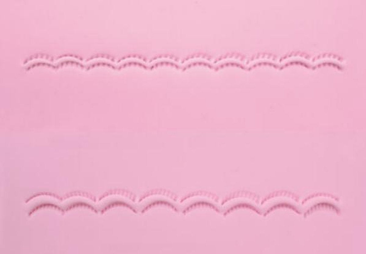 Decoratie tang / pincet / crimper - set van 2 - Closed Curve Serrated - PME Arts&Crafts
