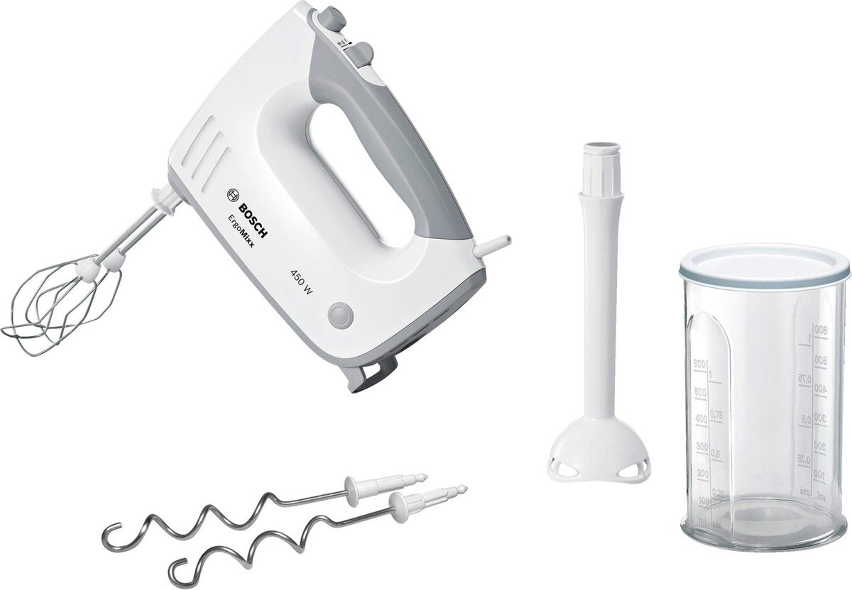 Bosch MFQ36440 - Mixer - Incl Kunststof Staafmixervoet - Wit