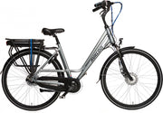 Avalon E-city N7 Luxe - Fiets (elektrisch) - Vrouwen - Zilver - 57 cm