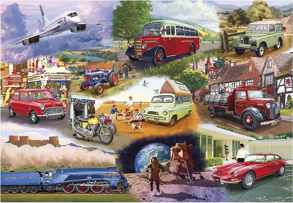 Gibsons puzzel Iconic Engines - 1000 stukjes