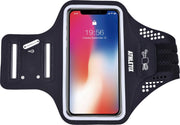 Zwarte Premium Sportarmband - Universele Hardloop Armband - iPhone