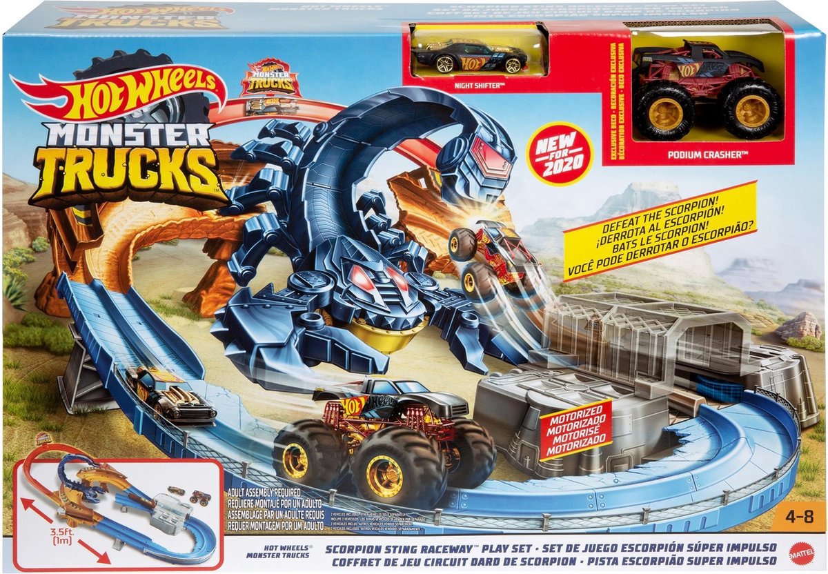Hot Wheels Monster Trucks Scorpion - Speelset