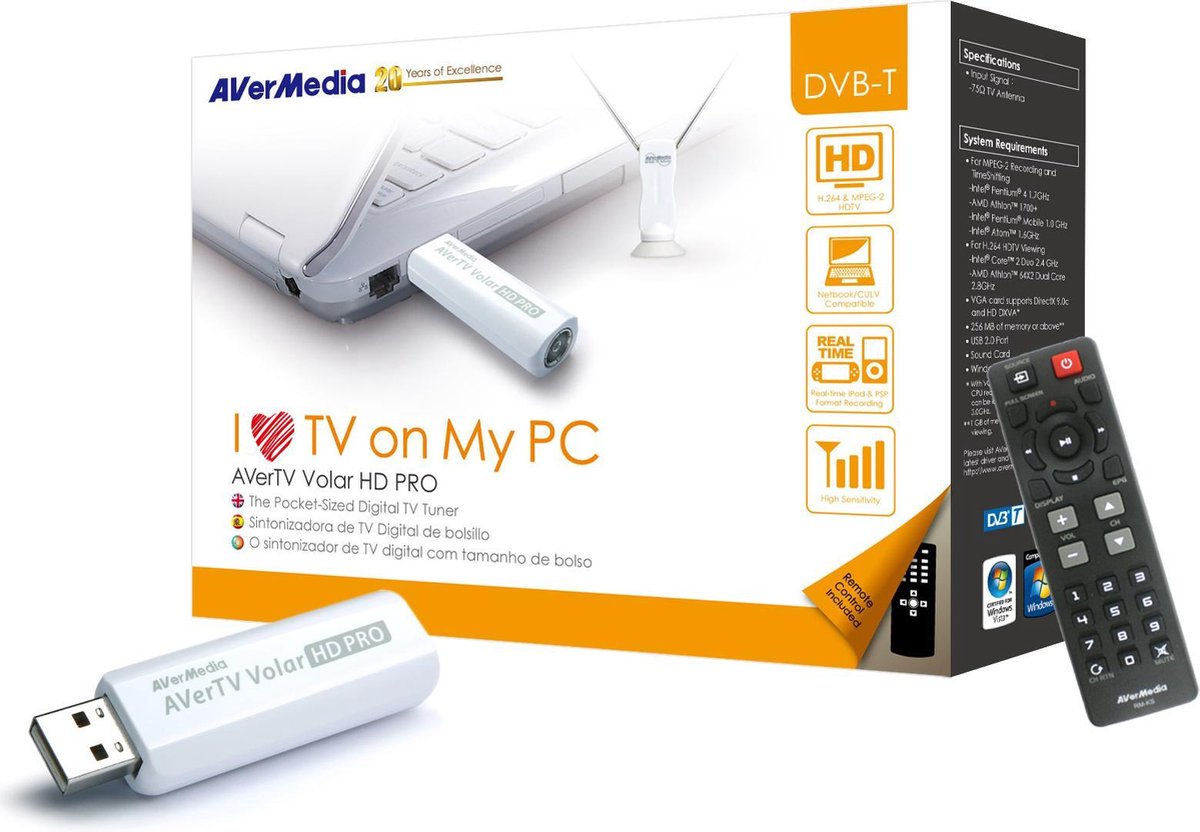 AVerMedia 61A835DV03BE - AVerTV Volar HD Pro
