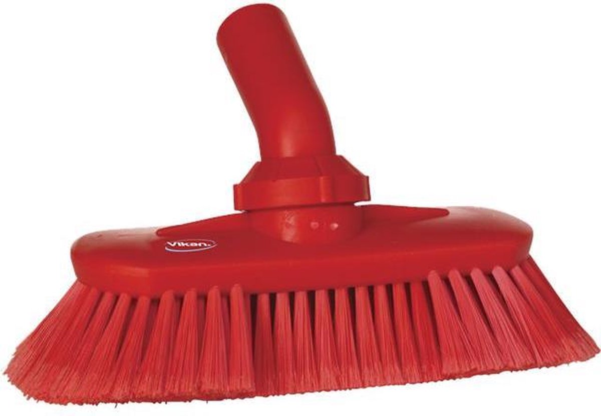 Vikan Hygiene 7067-4 wandborstel rood  zachte splitvezel