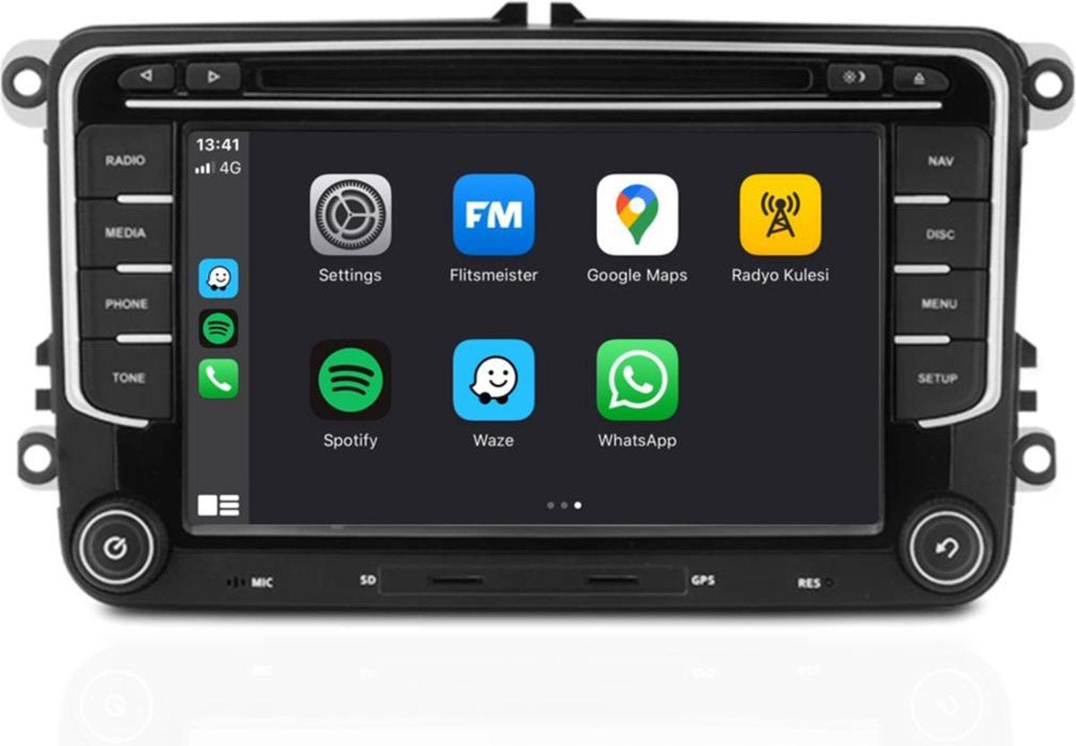 Volkswagen Seat & Skoda Autoradio Navigatie Pro 7" | Carplay | Android Auto | DAB+ | Handsfree | 32GB